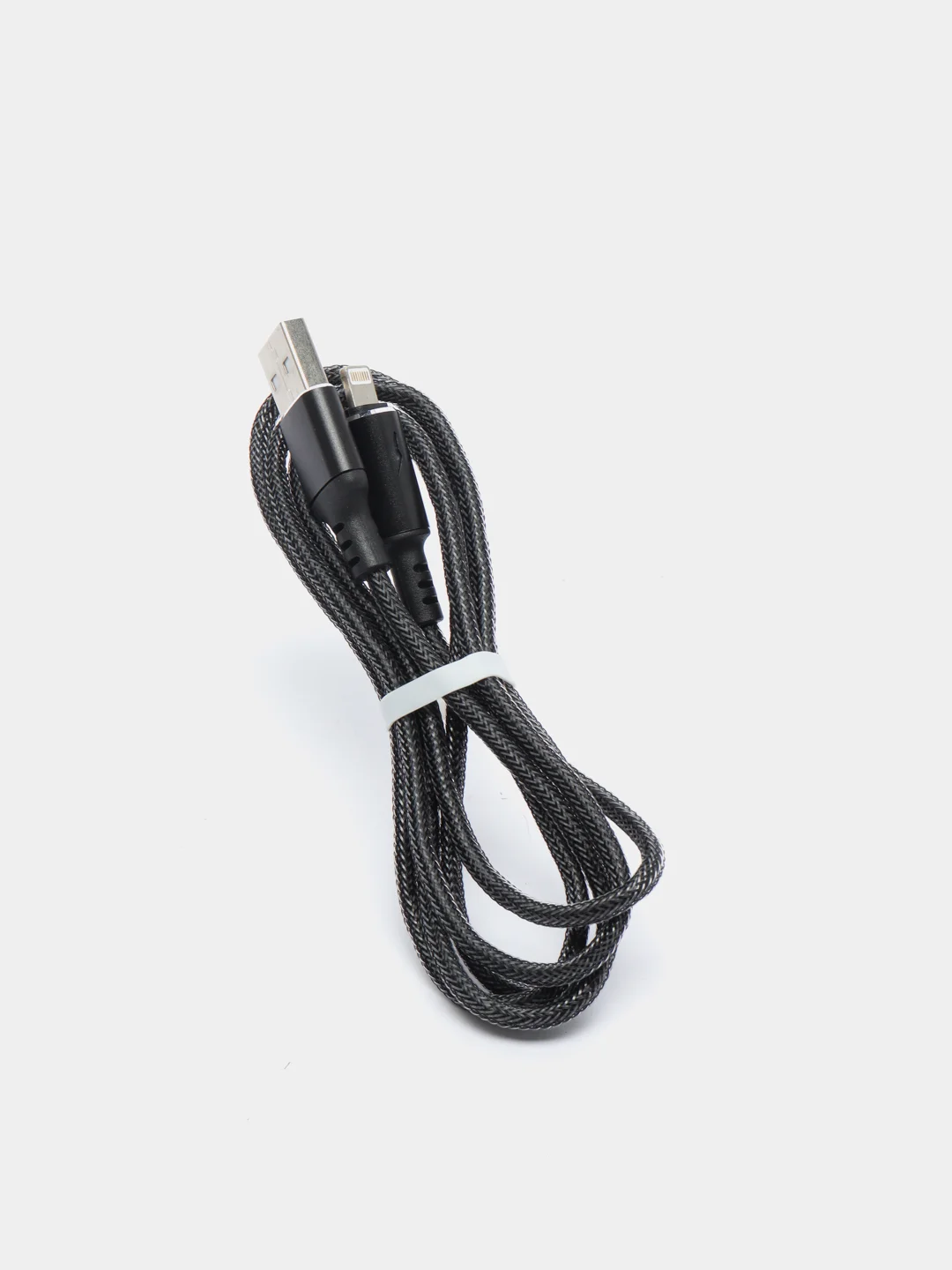 Черный кабель зарядный Micro USB / Lightning / Type-C, 1,2 м, для Android и iPhone