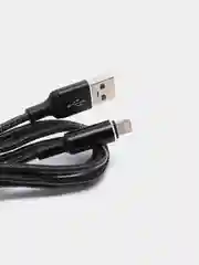 Черный кабель зарядный Micro USB / Lightning / Type-C, 1,2 м, для Android и iPhone