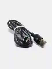 Черный кабель зарядный Micro USB / Lightning / Type-C, 1,2 м, для Android и iPhone