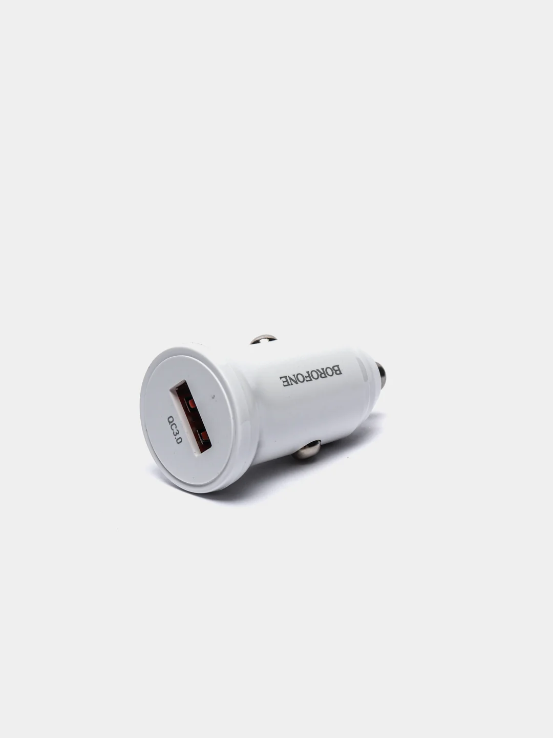 Белый автомобильное зарядное устройство USB 2,4A BOROFONE BZ18,BZ18A PD20W Quick Charge 3.0