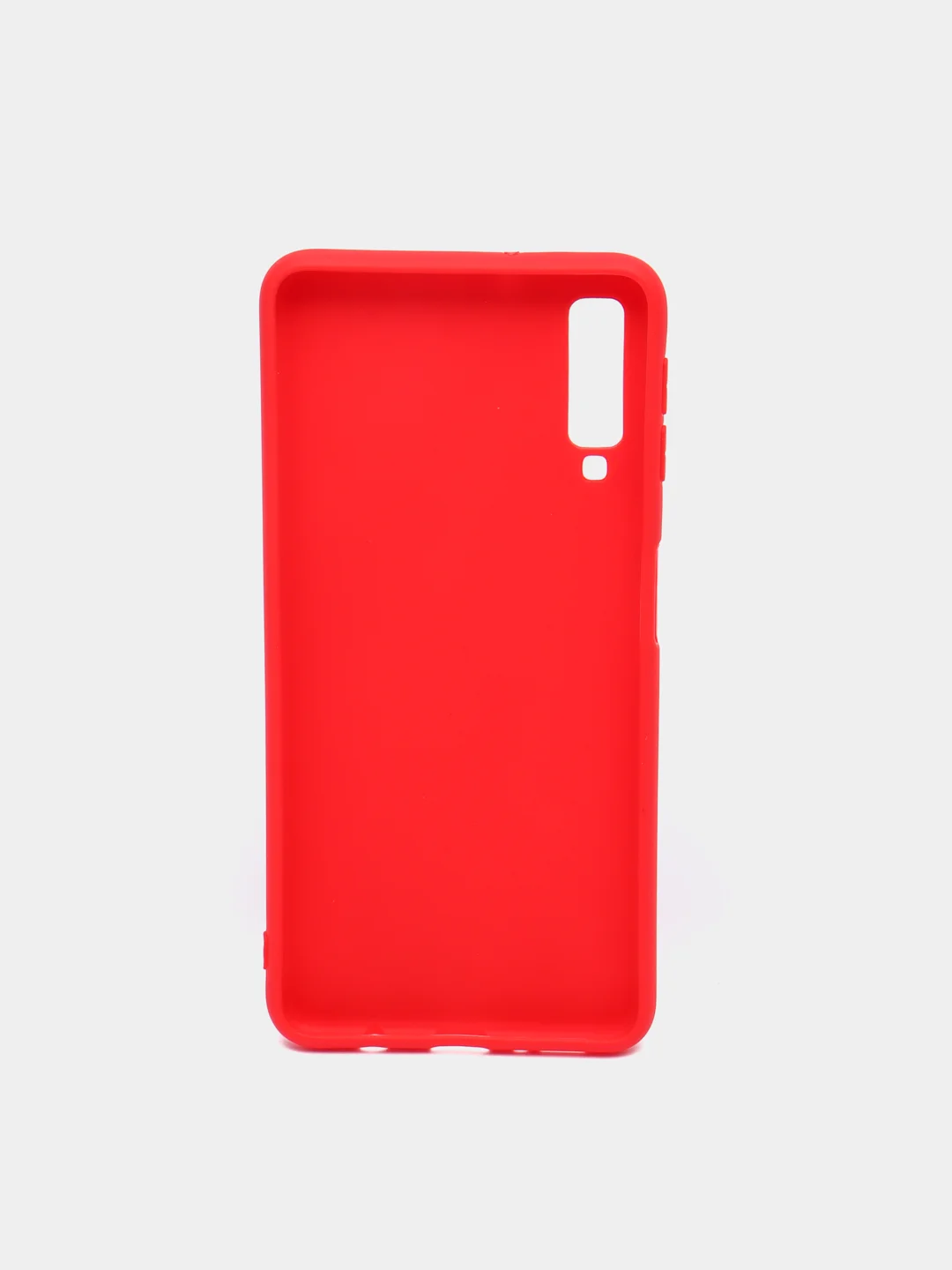 Красный чехол Samsung Galaxy A7 2018 (A750), Самсунг Галакси А7 2018 (А750), силиконовый