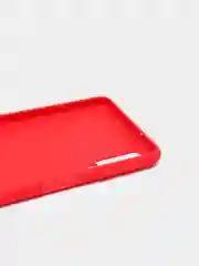 Красный чехол Samsung Galaxy A7 2018 (A750), Самсунг Галакси А7 2018 (А750), силиконовый