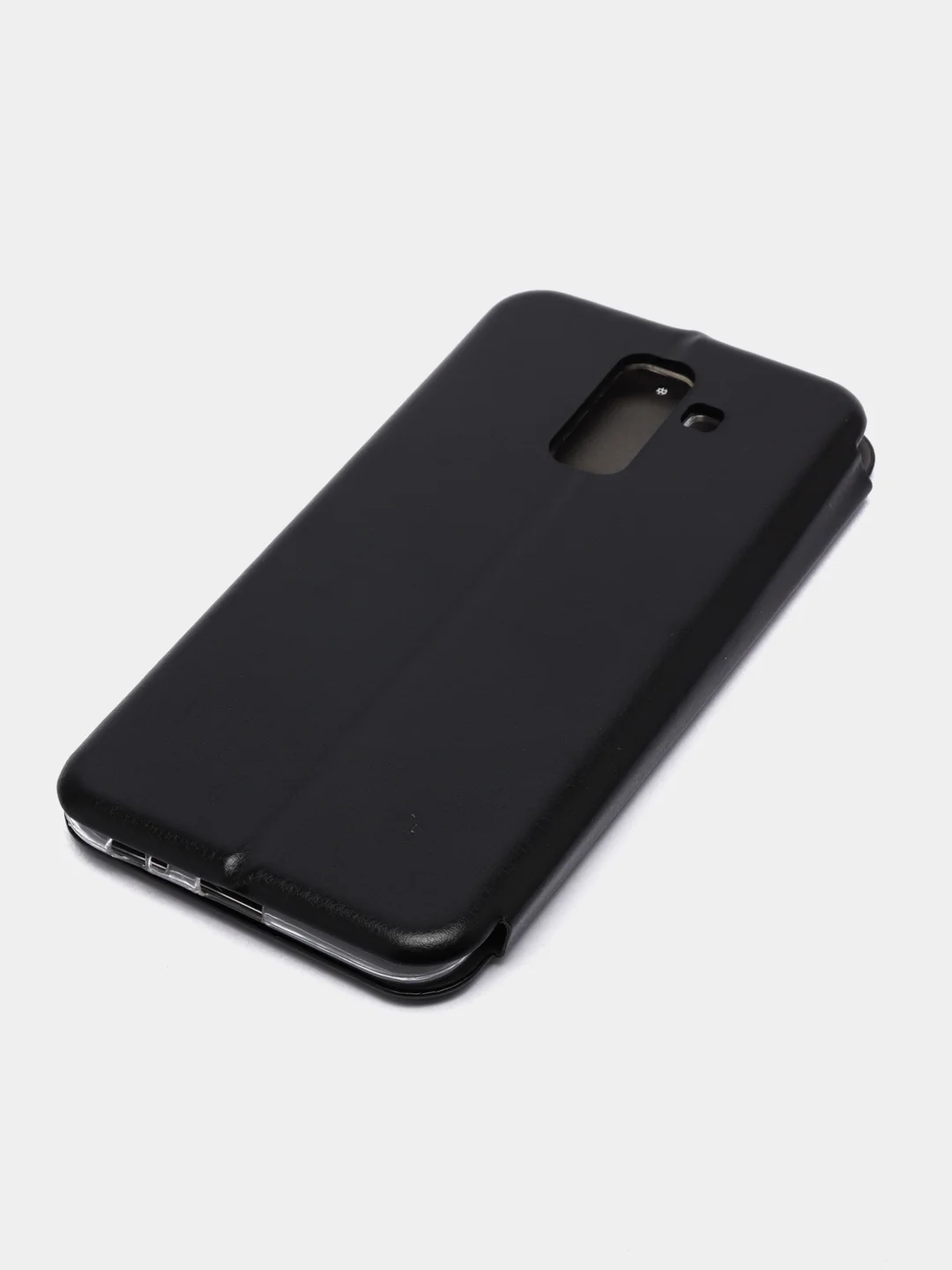 Синий чехол книжка Samsung Galaxy A6 Plus 2018 / J8 2018, Самсунг Галакси А6 Плюс / Джи8 2018