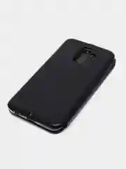 Синий чехол книжка Samsung Galaxy A6 Plus 2018 / J8 2018, Самсунг Галакси А6 Плюс / Джи8 2018
