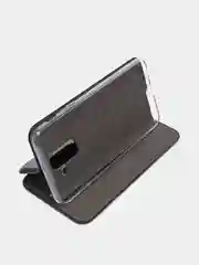 Синий чехол книжка Samsung Galaxy A6 Plus 2018 / J8 2018, Самсунг Галакси А6 Плюс / Джи8 2018