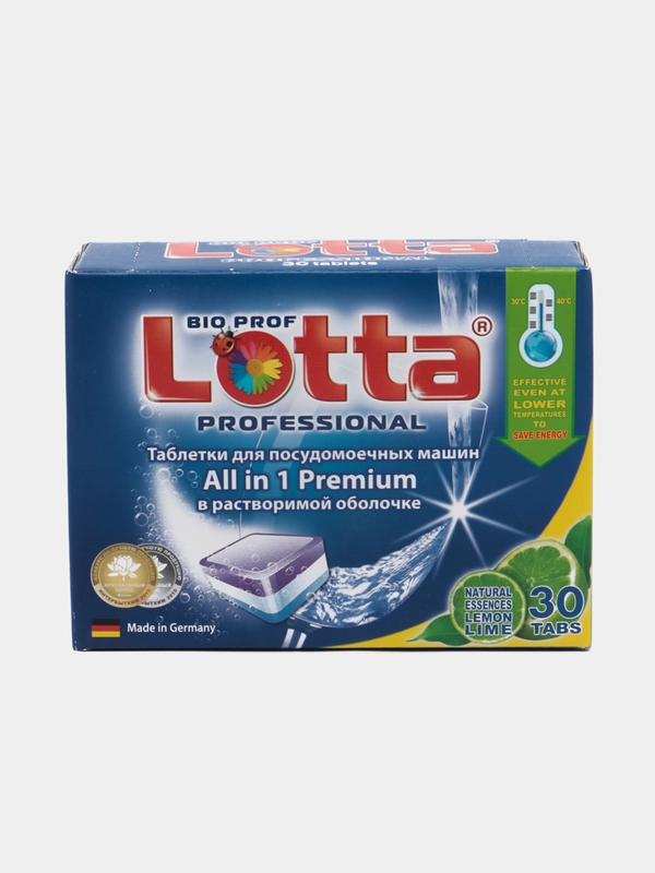 Таблетки для ПММ "All-in-1" 30шт, Lotta