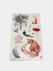 Вишнёвый временная переводная татуировка "Лисички", 90 х 190
