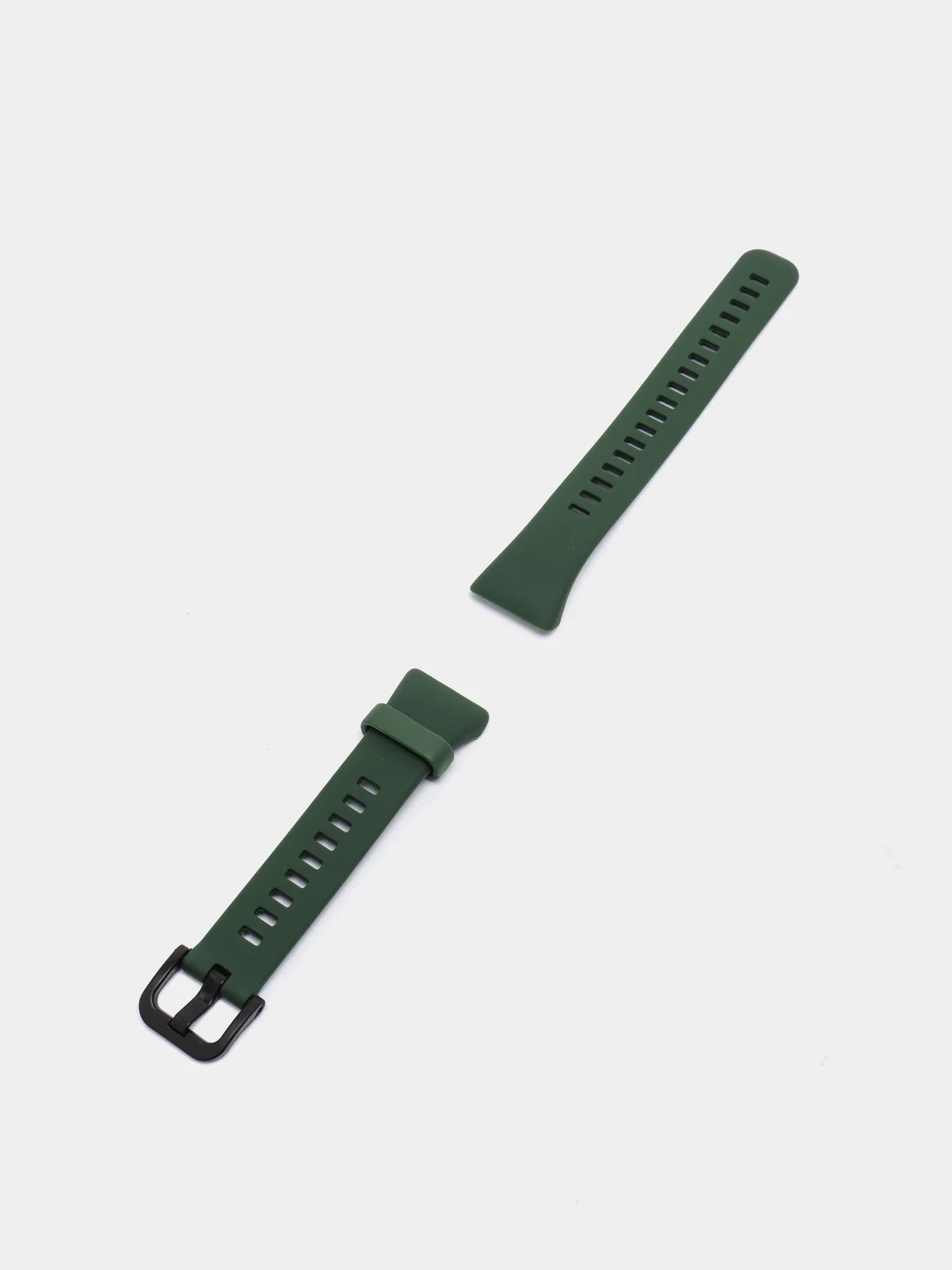Зеленый силиконовый ремешок для Huawei Band 6 / Honor Band 6