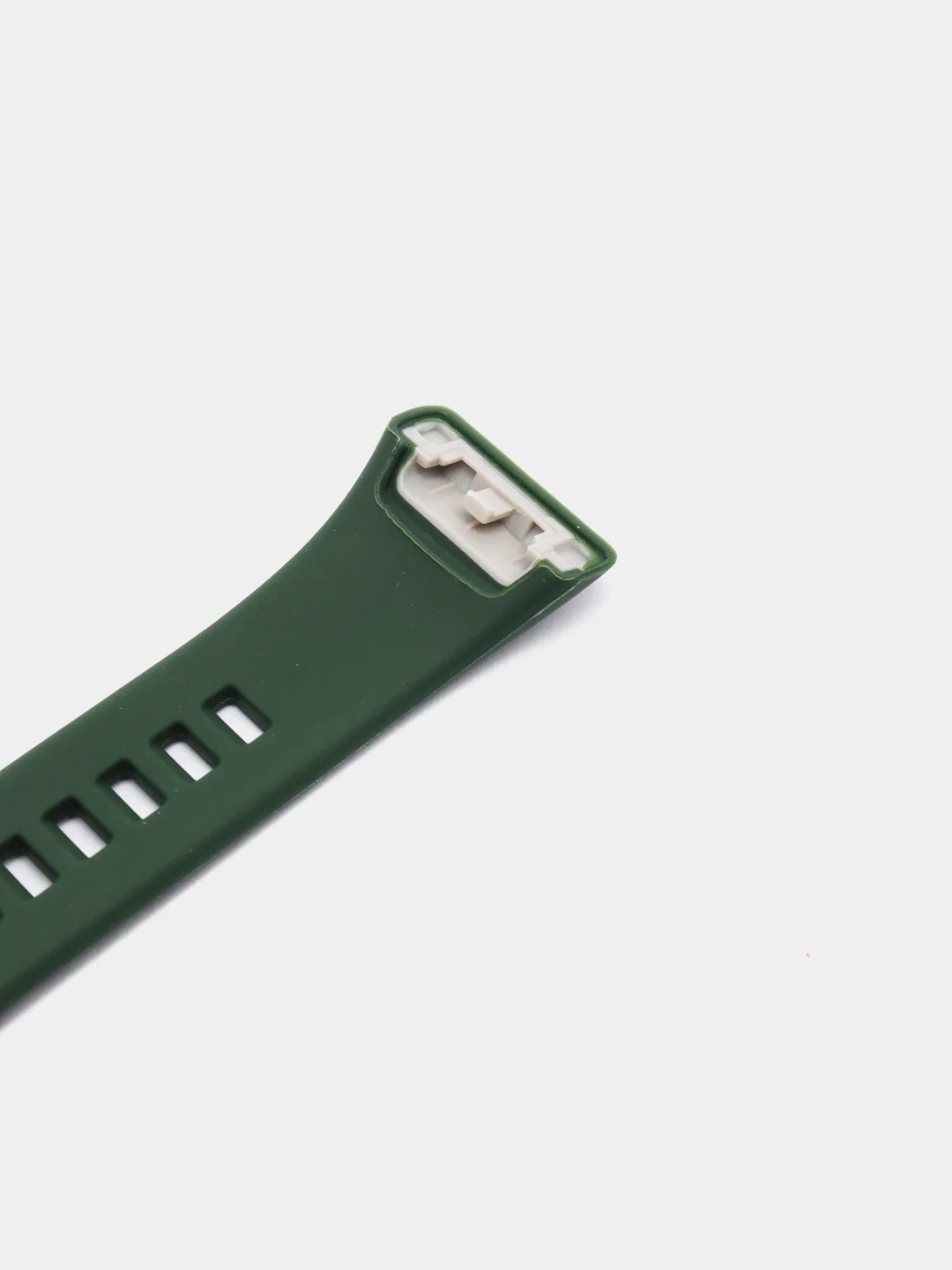 Зеленый силиконовый ремешок для Huawei Band 6 / Honor Band 6