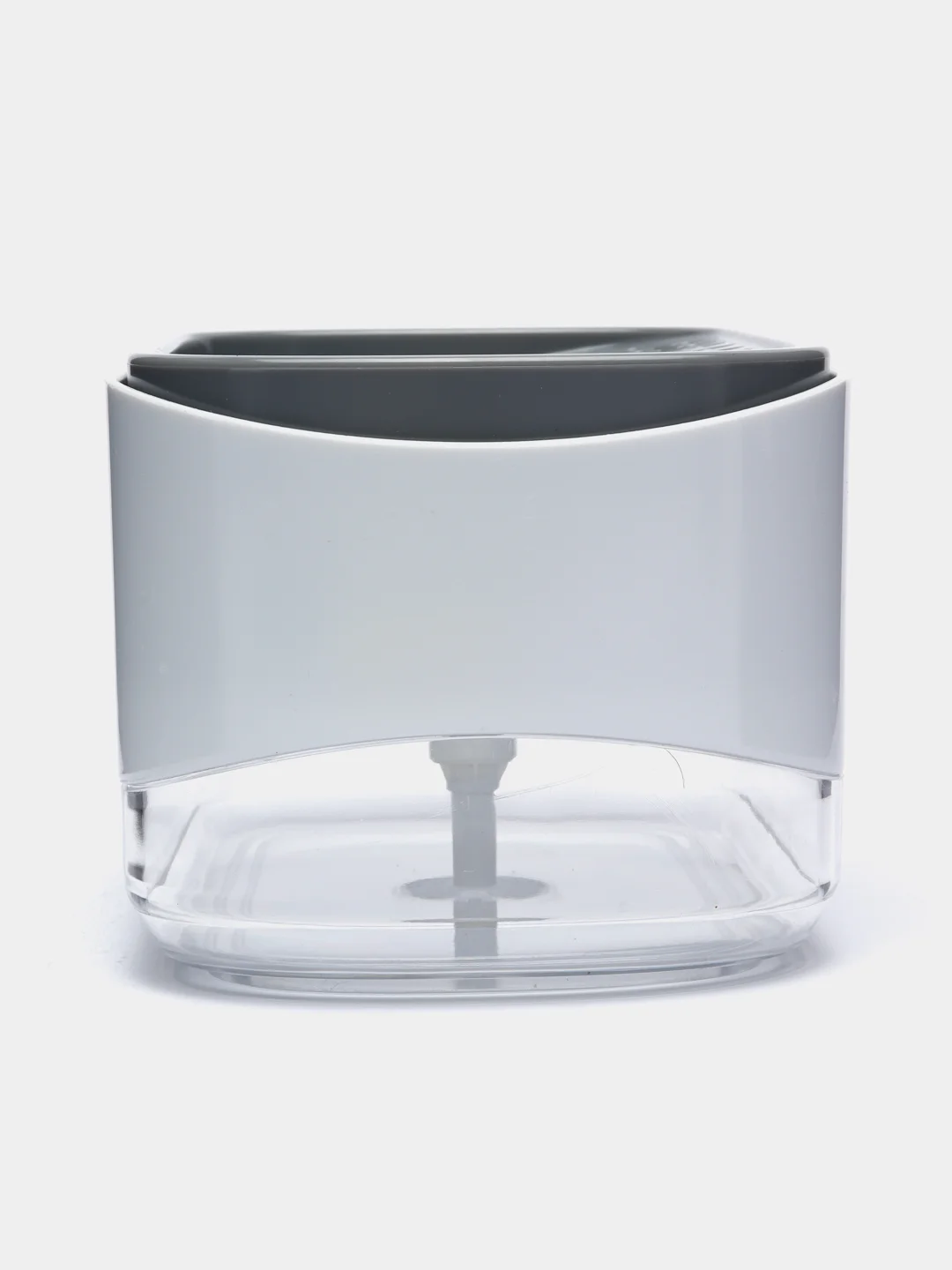 Диспенсер для мыла механический Soap Pump and Sponge Caddy, белый, 450 мл, 1 штука