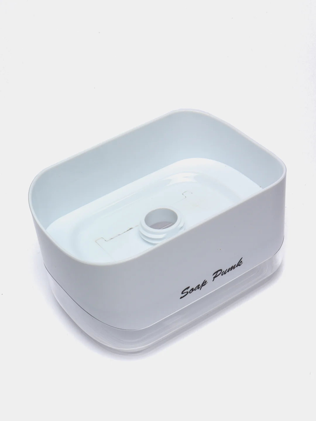 Диспенсер для мыла механический Soap Pump and Sponge Caddy, белый, 450 мл, 1 штука