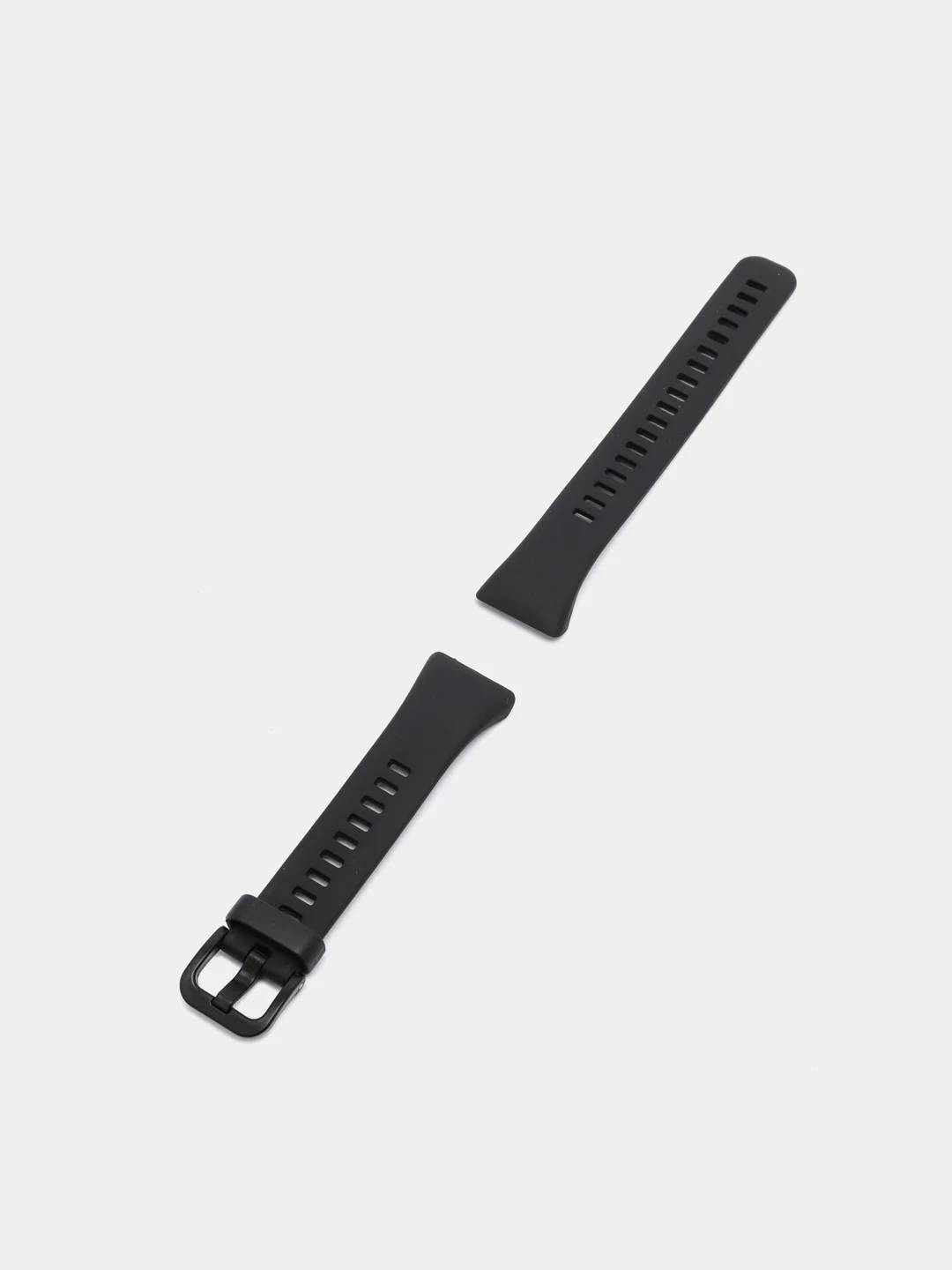 Черный силиконовый ремешок для Huawei Band 6 / Honor Band 6