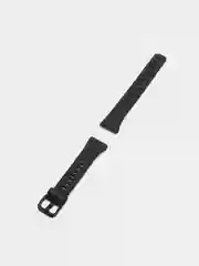 Черный силиконовый ремешок для Huawei Band 6 / Honor Band 6