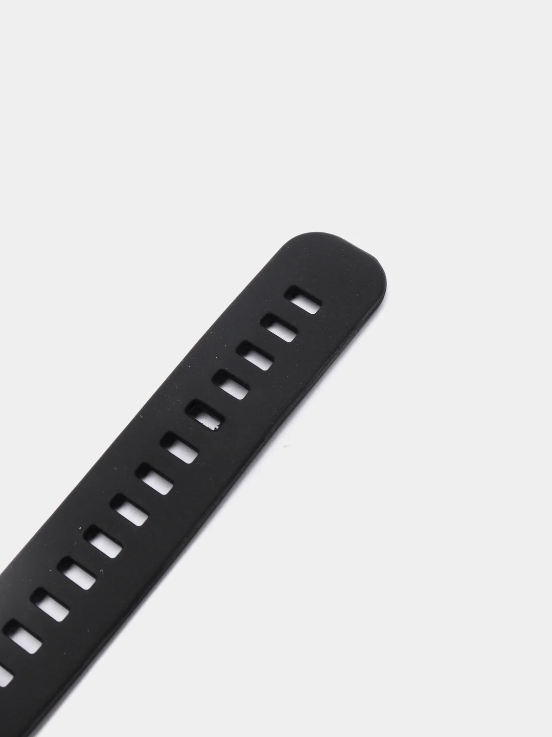 Черный силиконовый ремешок для Huawei Band 6 / Honor Band 6