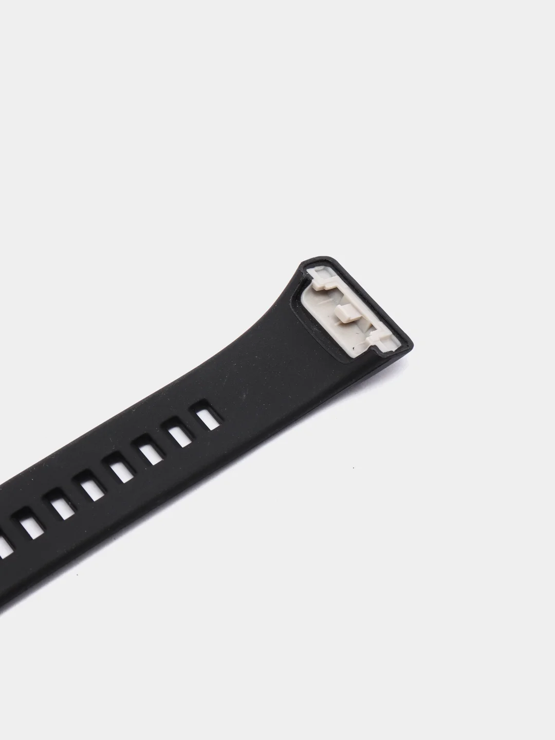 Черный силиконовый ремешок для Huawei Band 6 / Honor Band 6
