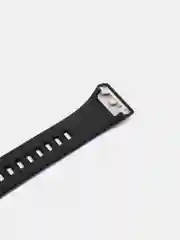 Черный силиконовый ремешок для Huawei Band 6 / Honor Band 6