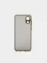 Лесной зеленый чехол Samsung Galaxy A03 Core, Галакси А03 Кор пластиковый матовый с цветными кнопками