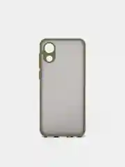 Лесной зеленый чехол Samsung Galaxy A03 Core, Галакси А03 Кор пластиковый матовый с цветными кнопками
