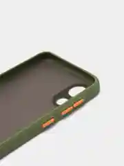 Лесной зеленый чехол Samsung Galaxy A03 Core, Галакси А03 Кор пластиковый матовый с цветными кнопками