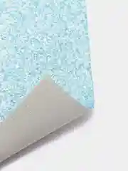 Голубой кожзам с мелкими блестками искуственная кожа для бантиков