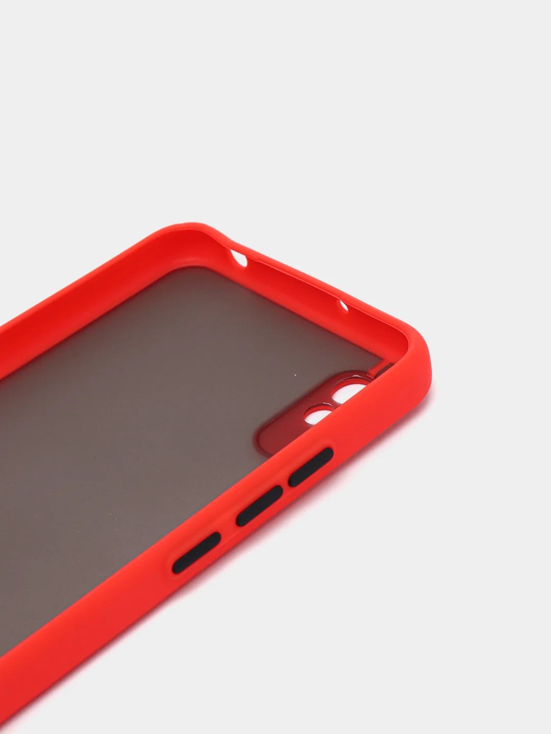Красный чехол Xiaomi Redmi 9A, Сяоми Редми 9А пластиковый матовый с цветными кнопками