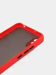 Красный чехол Xiaomi Redmi 9A, Сяоми Редми 9А пластиковый матовый с цветными кнопками