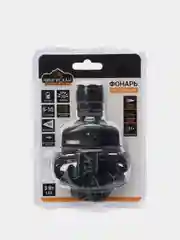 Фонарь налобный с фокусировкой 3 Вт LED, 3xAAA, 6 х 5 см