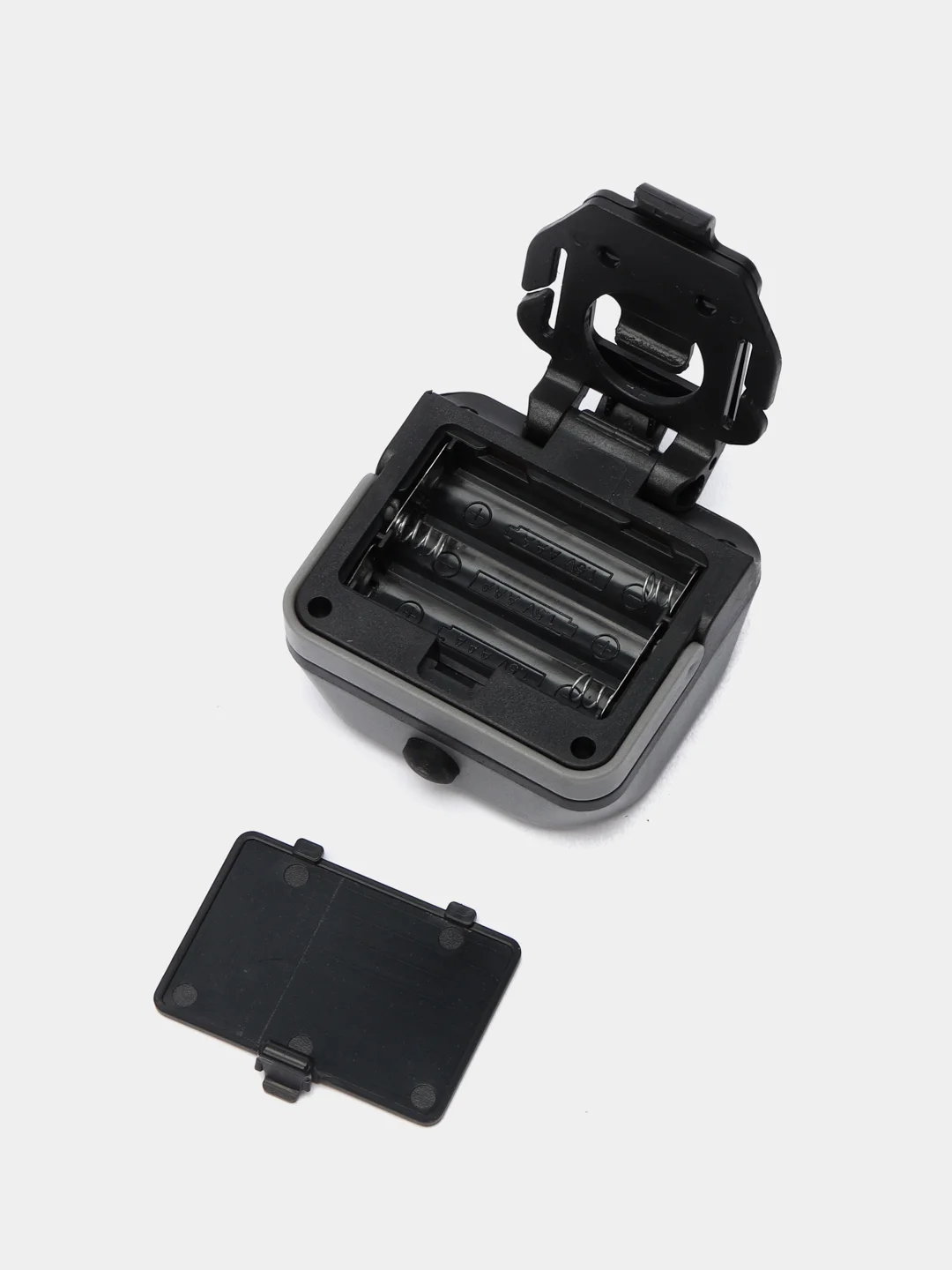 Фонарь налобный с крепежом на велосипед, 1 COB + 12 SMD, 2 Вт, 3xAAA, 6 х 6,5 х 4 см