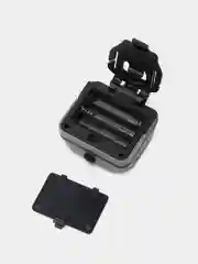 Фонарь налобный с крепежом на велосипед, 1 COB + 12 SMD, 2 Вт, 3xAAA, 6 х 6,5 х 4 см