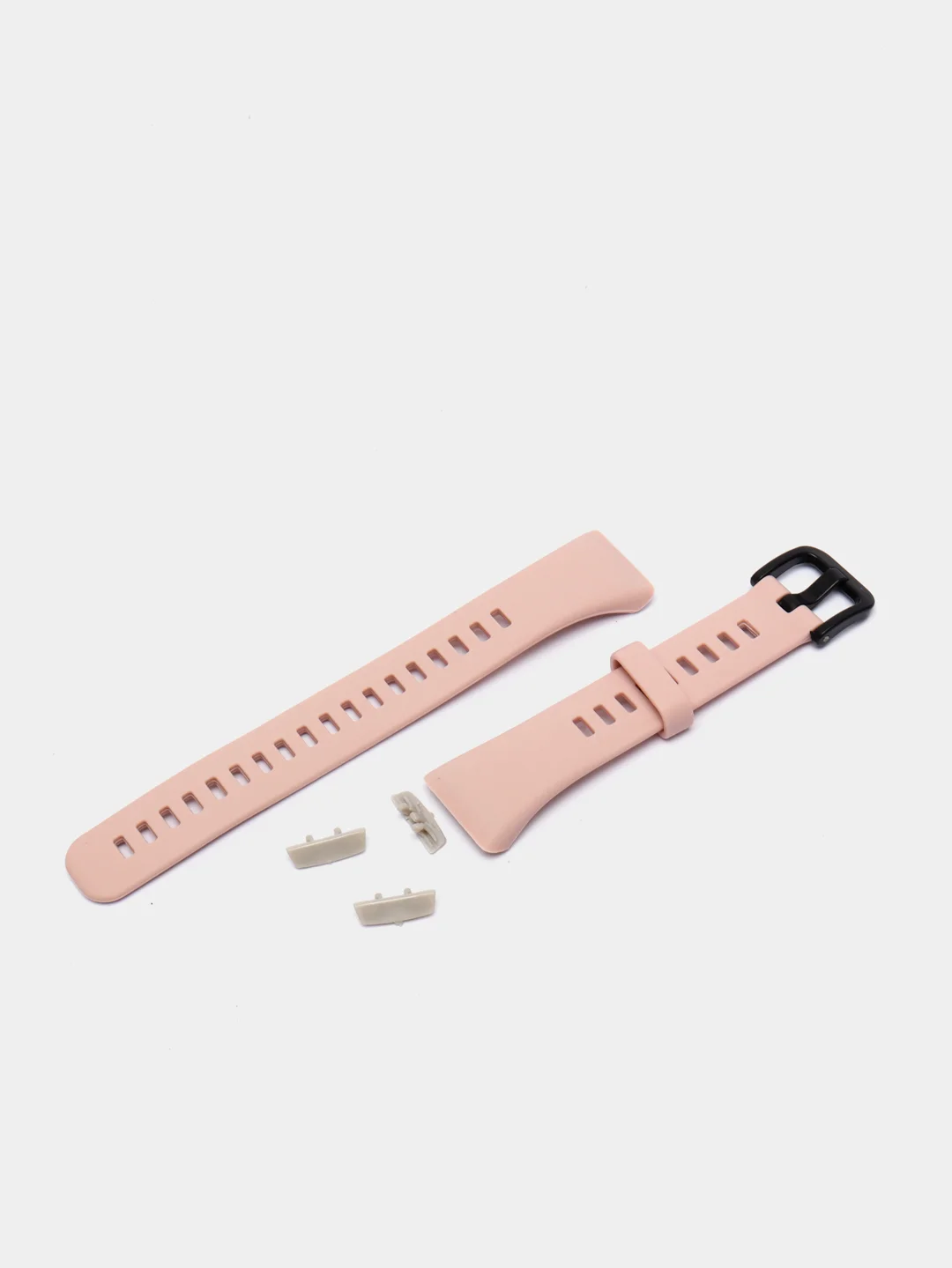 Розовый силиконовый ремешок для Huawei Band 6 / Honor Band 6