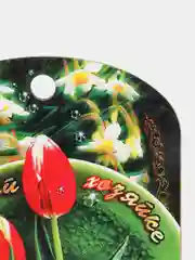 Деревянная разделочная доска с рисунком и надписями, сувенирная
