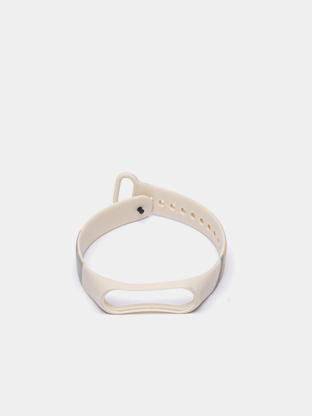 Хаки ремешок с принтом для Xiaomi Mi Band 3 / 4 / 5 / 6 силиконовый