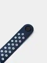Синий ремешок для Xiaomi Mi Band 5 / 6 / 7 cиликоновый спортивный (Сяоми ми бенд))