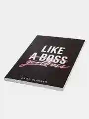 Ежедневник в тонкой обложке "Like girlboss" А5, 80 листов