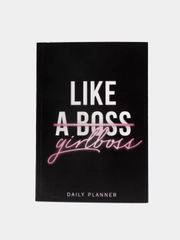Ежедневник в тонкой обложке "Like girlboss" А5, 80 листов