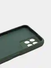 Тёмно-зелёный чехол силиконовый для Realme 8i / Narzo 50 4G (Реалми 8Ай / Нарзо 50), Silicone Cover