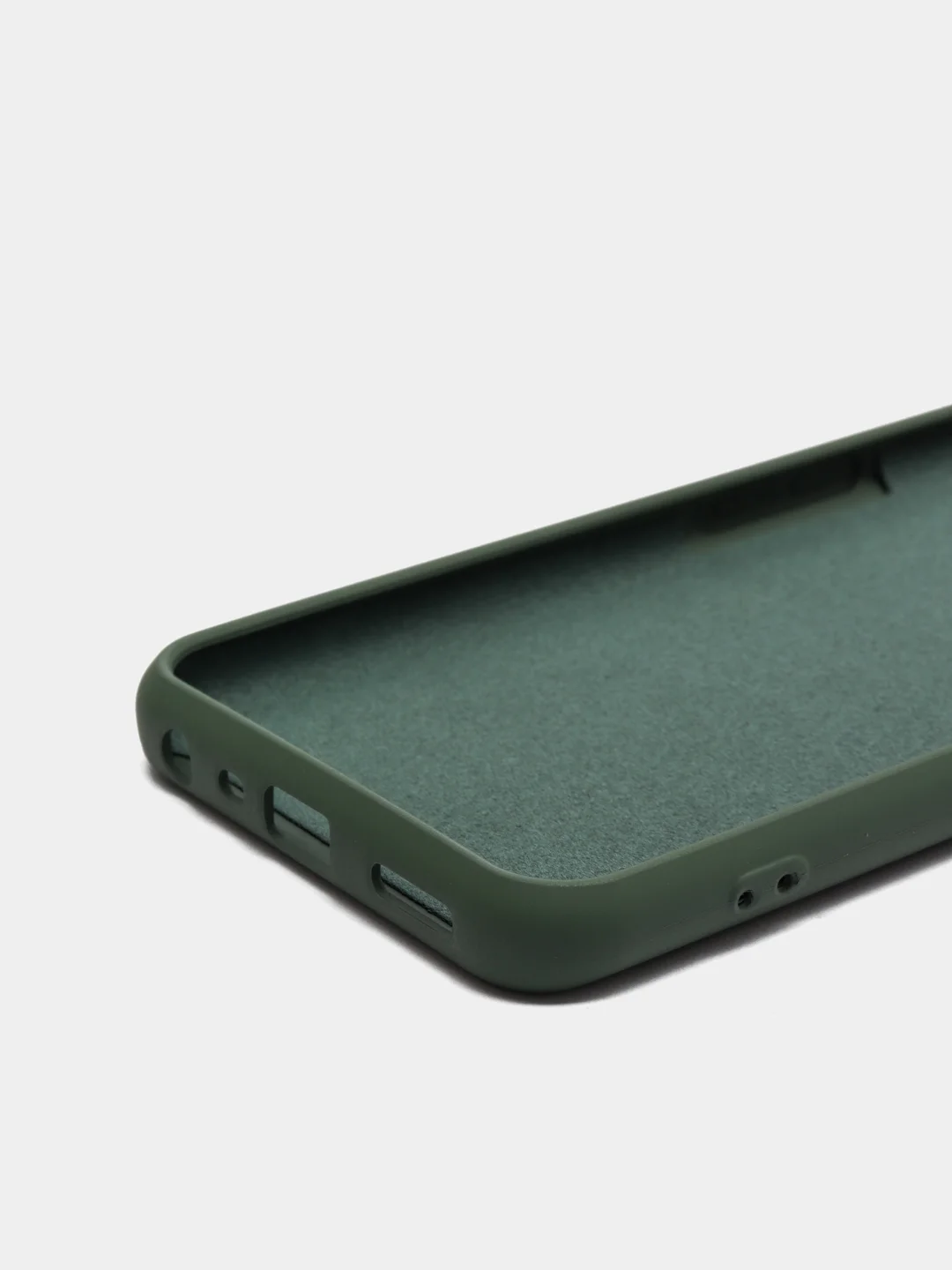 Тёмно-зелёный чехол силиконовый для Realme 8i / Narzo 50 4G (Реалми 8Ай / Нарзо 50), Silicone Cover