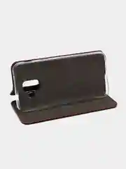 Багровый чехол книжка Samsung Galaxy A6 2018