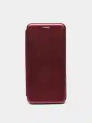 Багровый чехол книжка Samsung Galaxy A6 2018