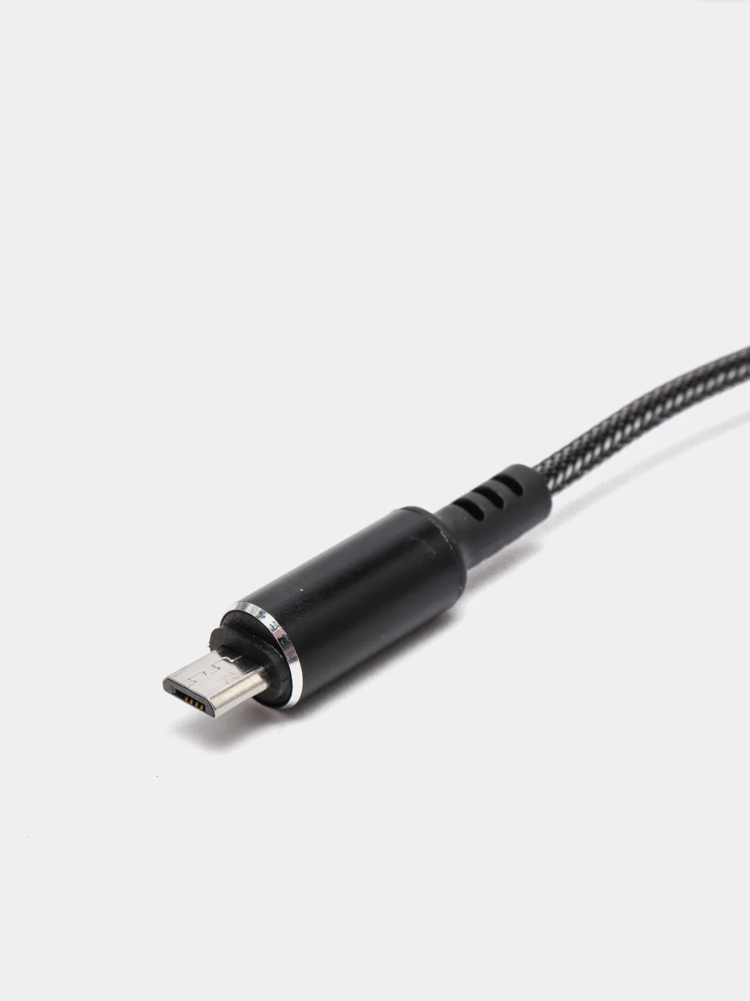 Черный кабель зарядный Micro USB / Lightning / Type-C, 1,2 м, для Android и iPhone