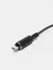 Черный кабель зарядный Micro USB / Lightning / Type-C, 1,2 м, для Android и iPhone