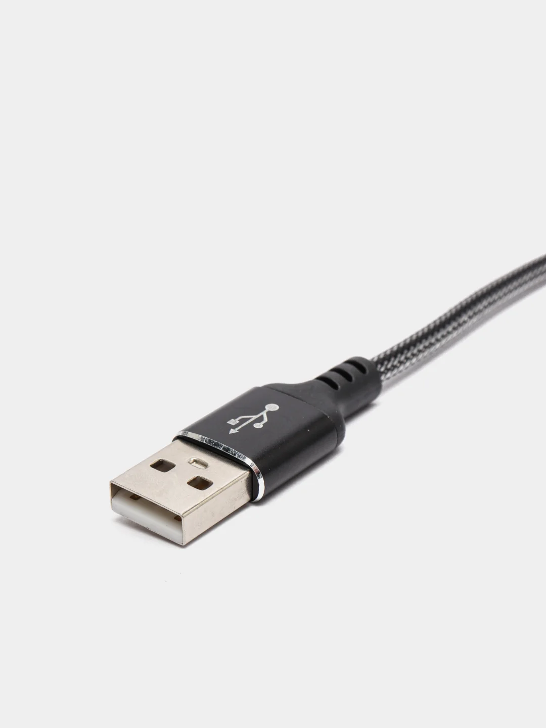 Черный кабель зарядный Micro USB / Lightning / Type-C, 1,2 м, для Android и iPhone