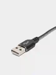 Черный кабель зарядный Micro USB / Lightning / Type-C, 1,2 м, для Android и iPhone