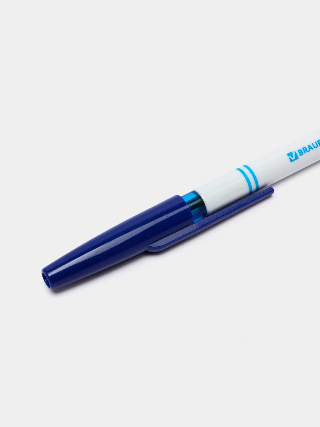 Ручка шариковая BRAUBERG "Офисная", линия 0,5 мм, синяя, 24 штуки