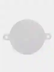 Белый катафот круглый, 8 см, красный, жёлтый, белый, 2 шт