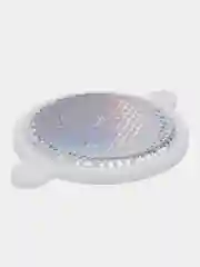 Белый катафот круглый, 8 см, красный, жёлтый, белый, 2 шт