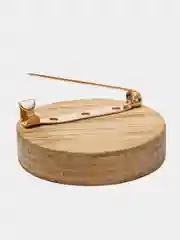 Золотой основа для броши с застежкой, булавка, 10 штук