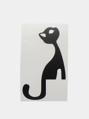 Наклейки для украшения розеток и переключателей "Кот" / Винил / Stickers by Batis