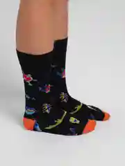 Носки высокие с принтом