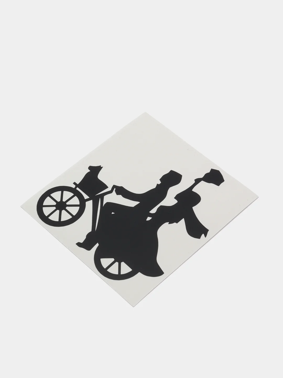 Наклейки для украшения розеток "Пара с собачкой" / Винил / Stickers by Batis